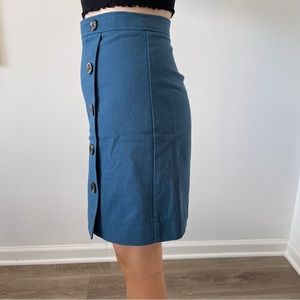 Ann Taylor Blue work skirt